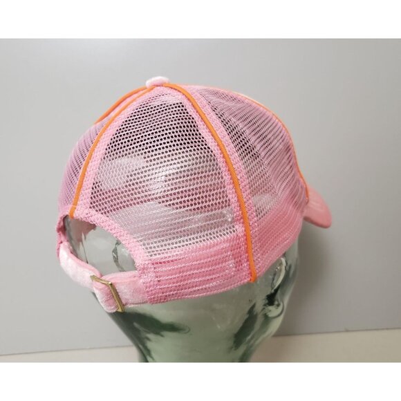Juicy Couture Trucker Strap Back Cap Pink Velvet New main image 5